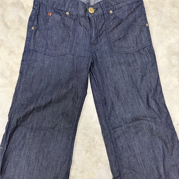 Hudson Y2K Deluxe Wide Leg Low Rise Dark Wash Jeans Women’s 27 USA - Picture 5 of 11